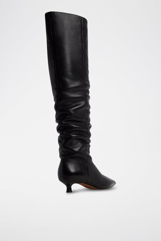 Stivali in pelle Muttsee - Nero