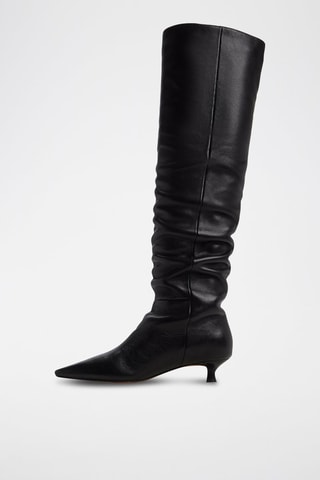 Stivali in pelle Muttsee - Nero