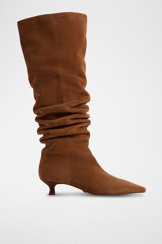 Stivali in pelle Muttsee - Marrone