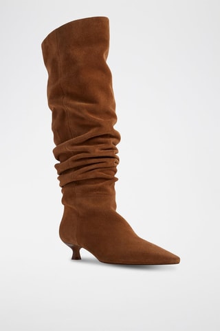 Stivali in pelle Muttsee - Marrone
