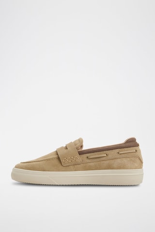 Mocassini in pelle scamosciata Seafarer - Taupe
