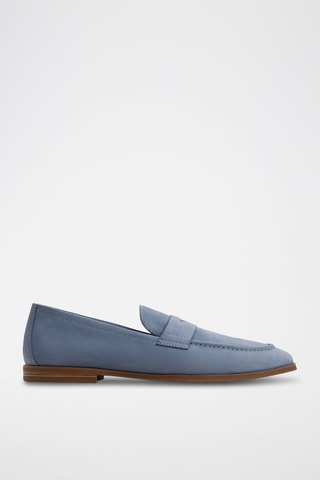 Mocassini in pelle scamosciata Journey - Azzurro