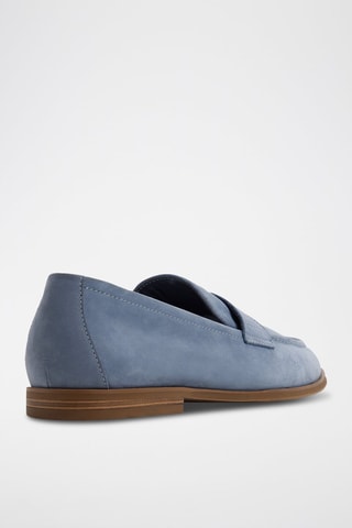 Mocassini in pelle scamosciata Journey - Azzurro