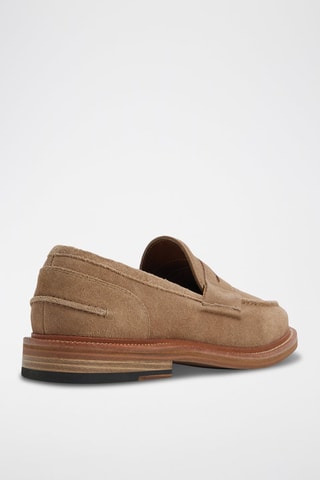Mocassini in pelle Buckley - Taupe