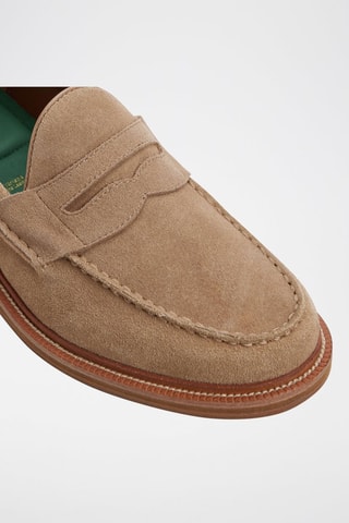 Mocassini in pelle Buckley - Taupe