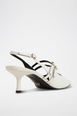 Décolleté in vernice Halsie - Bianco