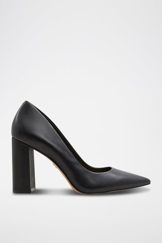 Décolleté alte in pelle Javabriryn - Nero