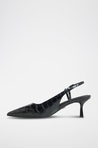 Décolleté in pelle Adan - Nero