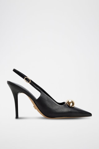Décolleté in pelle Camberley - Nero