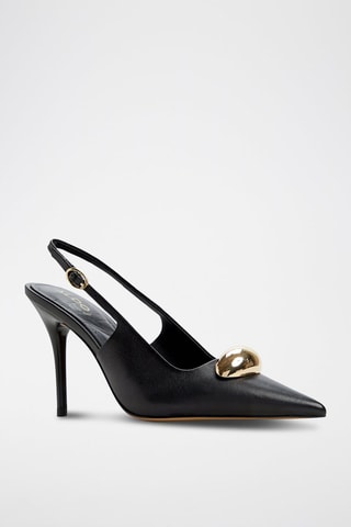 Décolleté in pelle Camberley - Nero