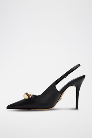 Décolleté in pelle Camberley - Nero
