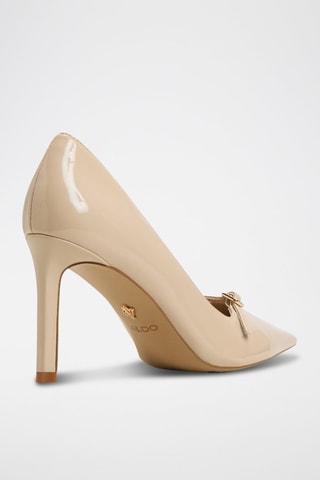 Décolleté in vernice Merla - Beige