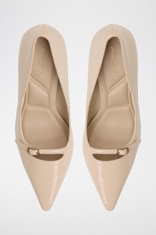 Décolleté in vernice Merla - Beige