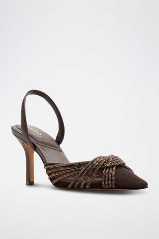 Décolleté Elegamesh - Marrone scuro