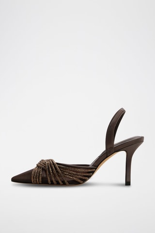 Décolleté Elegamesh - Marrone scuro