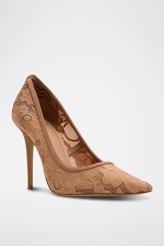 Décolleté en pizzo Starrla - Marrone chiaro