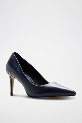 Décolleté in pelle di montone Verone - Navy