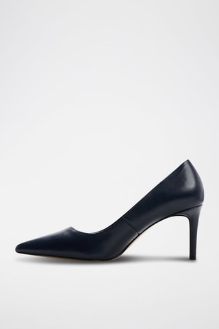 Décolleté in pelle di montone Verone - Navy