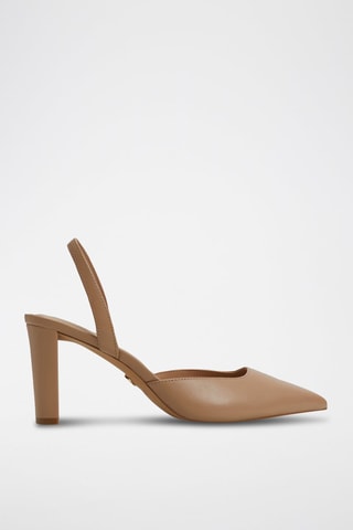 Décolleté in pelle Olaeldan - Taupe