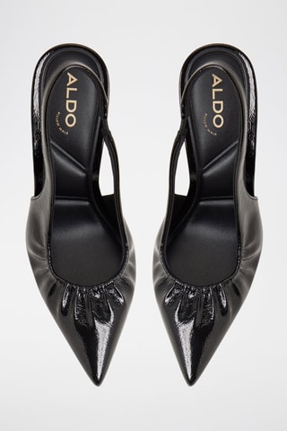 Décolleté in vernice Mystie - Nero