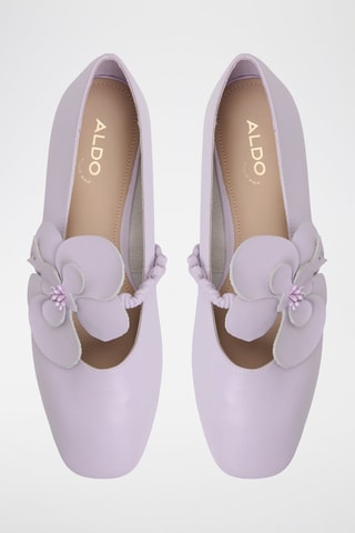 Ballerine in pelle Floralina - Lilla