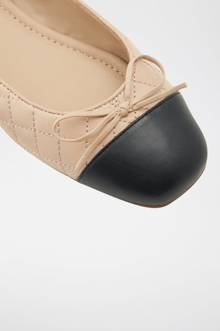 Ballerine in pelle Braylynn - Beige