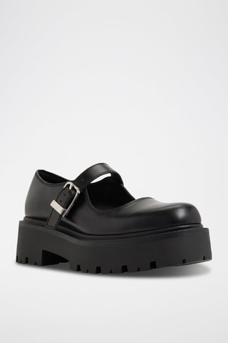 Scarpe baby platform in pelle Arigon - Nero