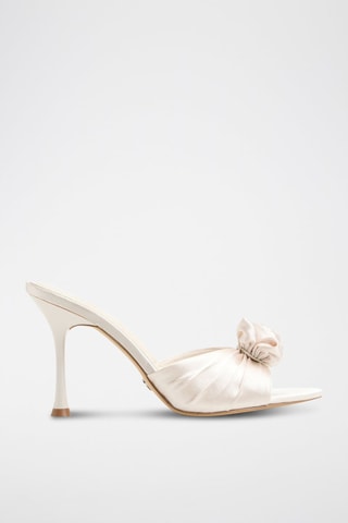 Ciabatte con tacco Rosalina - Bianco