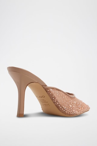 Ciabatte con tacco Gamila - Marrone chiaro