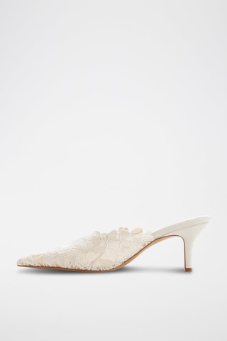 Ciabatte con tacco Galina - Beige