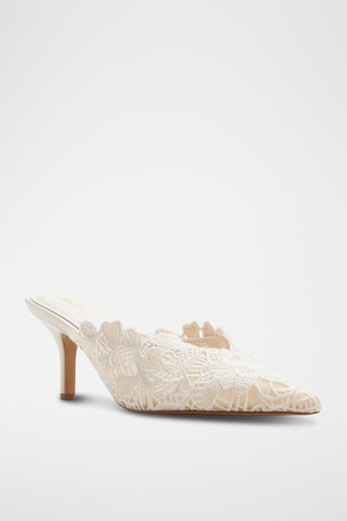 Ciabatte con tacco Galina - Beige
