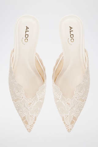 Ciabatte con tacco Galina - Beige