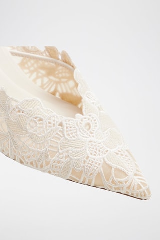 Ciabatte con tacco Galina - Beige