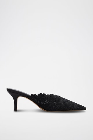 Ciabatte con tacco Galina - Nero