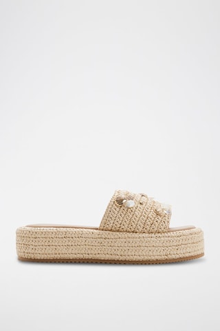Ciabatte platform Boheminia - Beige