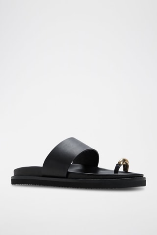 Ciabatte in pelle Beachstroll - Nero