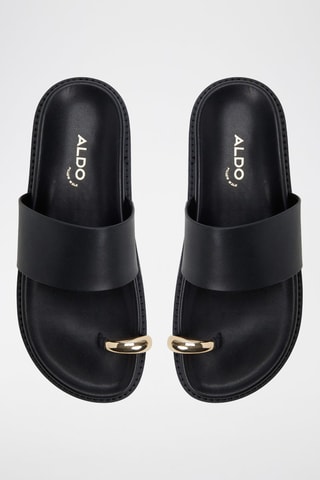 Ciabatte in pelle Beachstroll - Nero