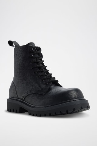 Stivaletti in pelle Doublezero - Nero