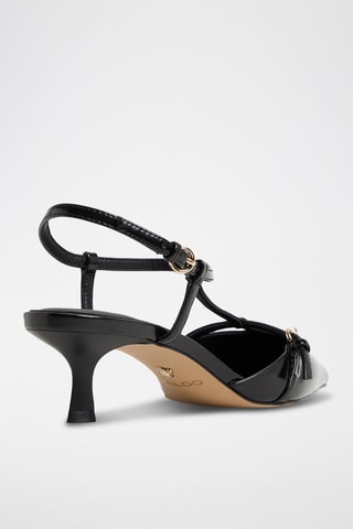Mary Jane con tacco in vernice Galatrix - Nero