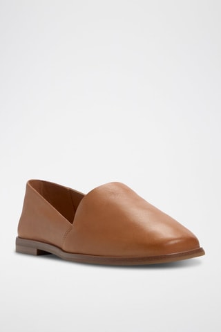 Slippers in pelle Caraelia - Marrone