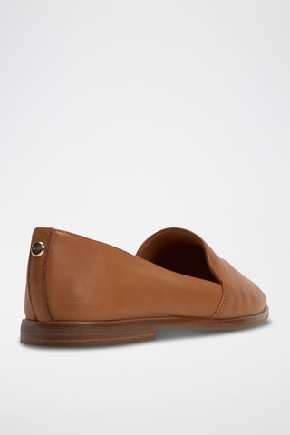 Slippers in pelle Caraelia - Marrone