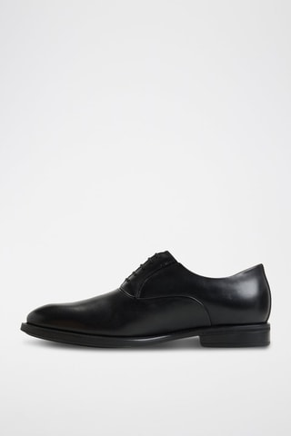 Oxford in pelle Santino - Nero