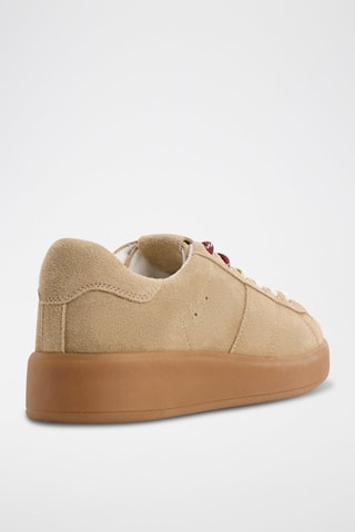 Sneakers in pelle scamosciata Adrei - Beige