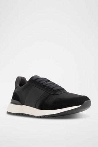 Sneakers in pelle scamosciata Robben - Nero