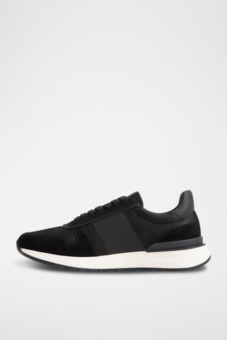 Sneakers in pelle scamosciata Robben - Nero