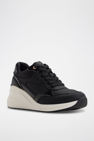 Sneakers con zeppa Asiejean - Nero