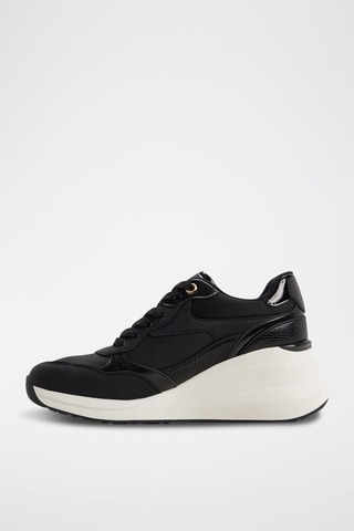 Sneakers con zeppa Asiejean - Nero