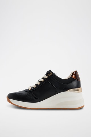 Sneakers con zeppa Iconistep - Nero