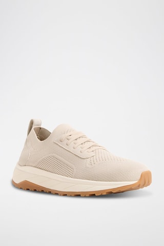 Sneakers in pelle Zayd - Beige