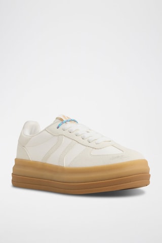 Sneakers platform Elabrintar - Bianco